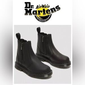 Dr Martens Slip 2976 Alyson Black Snowplow Classic Doc Leather